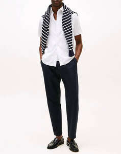 TOMMY HILFIGER FLEX POPLIN SOLID S/S SHIRT