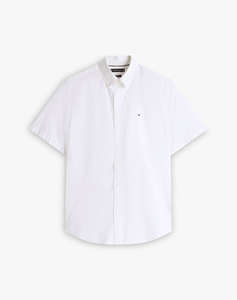 TOMMY HILFIGER FLEX POPLIN SOLID S/S SHIRT
