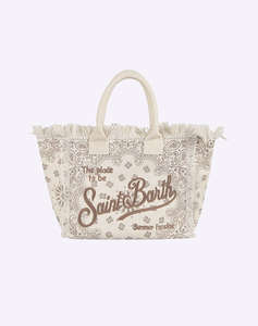 MC2 VANITY-ACC. BORSA CANVAS DONNA-BANDANNA ROUND 10 EMB (Размери :40 x 32 x 20см.)