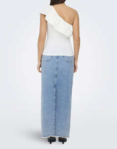 ONLY ONLSOFFY ONE SHOULDER MIX TOP BOX JRS