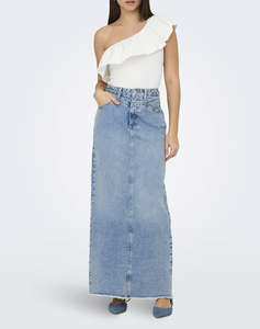ONLY ONLSOFFY ONE SHOULDER MIX TOP BOX JRS