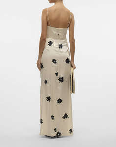AWARE BY VERO MODA STRAP V-NECK LONG DRESS VMA