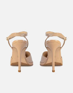 19V69 ДАМСКИ ОБУВКИ HIGH HEEL SLINGBACK PUMP PATENT LEA. V1969