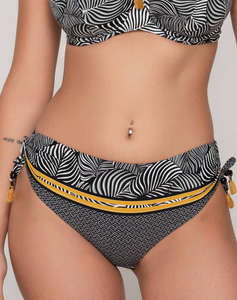 LUNA Zebra ruched side bottom