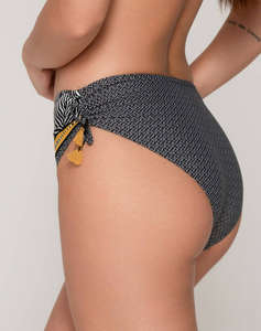 LUNA Zebra ruched side bottom