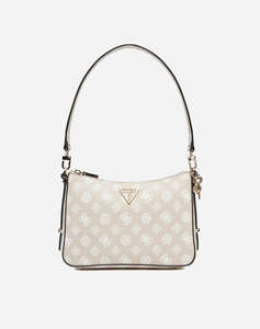 GUESS ECO ERICA TOP ZIP SHOULDER BAG ДАМСКА ЧАНТА (Размери: 24 x 18 x 6см.)