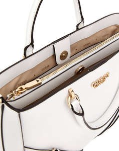 GUESS BRAMINA GIRLFRIEND SATCHEL ДАМСКА ЧАНТА (Размери: 30 x 20 x 9см.)