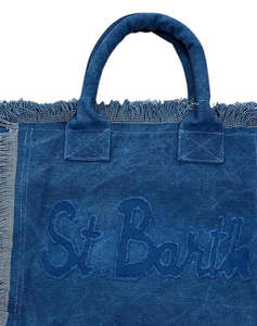 MC2 VANITY PATCH-ACC. BORSA CANVAS DONNA PATCH-ST BARTH DEN (Размери :40 x 32 x 20см.)