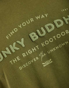 FUNKY BUDDHA Мъжка блуза с къс ръкав и печат