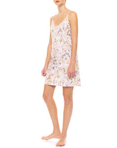 PINK LABEL NIGHTGOWN FLORAL ROSE