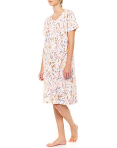 PINK LABEL NIGHTGOWN CLASSIC FLORAL ROSE