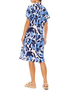 PINK LABEL BEACHWEAR ABSTRACT FLORAL