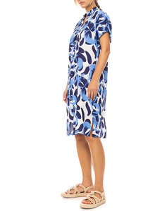 PINK LABEL BEACHWEAR ABSTRACT FLORAL