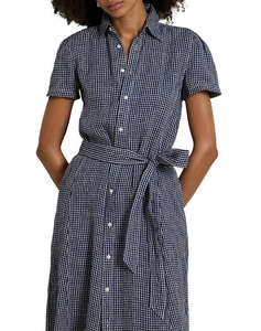 RALPH LAUREN SS ASHTN DR-SHORT SLEEVE-DAY DRESS