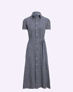 RALPH LAUREN SS ASHTN DR-SHORT SLEEVE-DAY DRESS