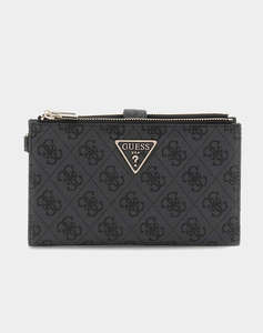 GUESS LAUREL SLG DBL ZIP ORGANIZER ДАМСКИ АКСЕСОАРИ (Размери: 19 x 11 x 2см.)