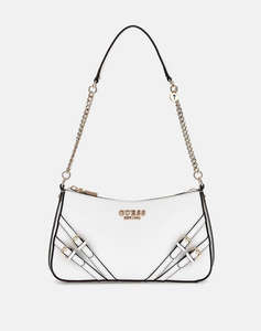 GUESS BRAMINA TOP ZIP SHOULDER ДАМСКА ЧАНТА (Размери: 25 x 14 x 6см.)