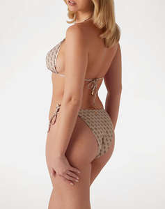 GUESS TRIANGLE REMOV. PADS - PRINTED RECY POLYAMIDE 180GR WOMENS SWIMSUIT