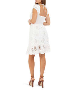 GUESS DOMITILLA EMBRO DRESS WOMENS DRESS