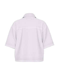 GUESS JEANS GJ BOXY SS SHIRT - ECO ORG CO NATURAL RG WHITE WOMENS SHIRT