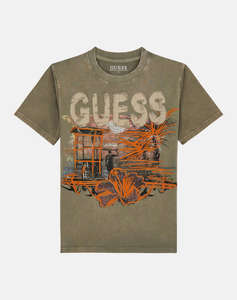 GUESS OVERSIZE SS T-SHIRT - MID ORGANIC COTTON 160 CHILDRENS T-SHIRTBOY