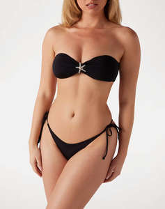 GUESS STRING BRIEF - RECY NYLON MICROFIBER SLINKY WOMENS SWIMSUIT