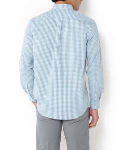 THE BOSTONIANS РИЗА MAVERICK REGULAR FIT MedCheck POPLIN Button-down Regular fit