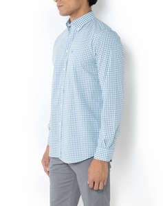 THE BOSTONIANS РИЗА MAVERICK REGULAR FIT MedCheck POPLIN Button-down Regular fit
