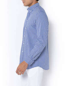 THE BOSTONIANS РИЗА MAVERICK REGULAR FIT MedCheck POPLIN Button-down Regular fit