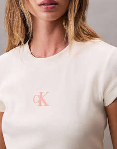 CALVIN KLEIN JEANS MONOGRAM BABY TEE