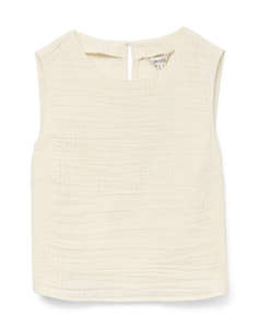 AWARE BY VERO MODA VMROSALIA SL O-NECK CROP TOP VMA