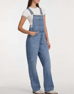 GUESS JEANS GJ DENIM OVERALL - ECO LINEN STORM RG INDIGO ДАМСКИ
