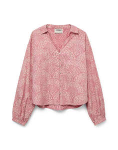 AWARE BY VERO MODA VMPAMMI LS V-NECK TOP VMA