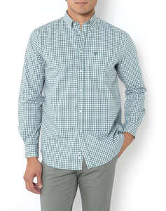 THE BOSTONIANS РИЗА MAVERICK REGULAR FIT MedCheck POPLIN Button-down Regular fit