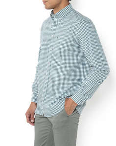 THE BOSTONIANS РИЗА MAVERICK REGULAR FIT MedCheck POPLIN Button-down Regular fit