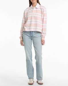 GUESS JEANS GJ LS RUGBY POLO SHIRT ДАМСКА БЛУЗА