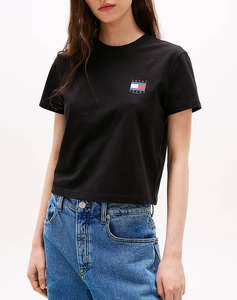 TOMMY JEANS TJW REG SH TOMMY US FLAG SS TEE