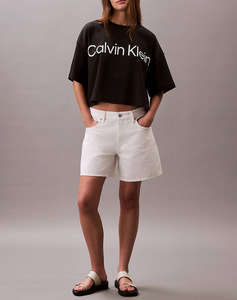 CALVIN KLEIN JEANS A-SS Boxy Logo Graphic Tee