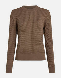 TOMMY HILFIGER CO CABLE C-NK LS SWEATER