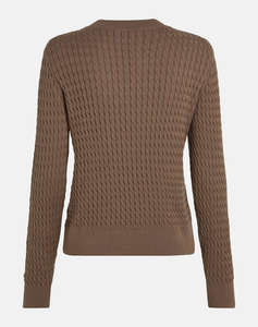 TOMMY HILFIGER CO CABLE C-NK LS SWEATER