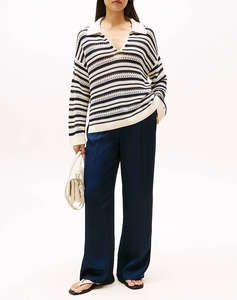 TOMMY HILFIGER SATEEN TIE RLXD STRAIGHT PANTS