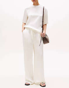TOMMY HILFIGER SATEEN C-NECK RELAXED T-SHIRT