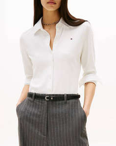 TOMMY HILFIGER 1985 SLIM PIQUE LS SHIRT