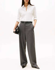 TOMMY HILFIGER 1985 SLIM PIQUE LS SHIRT
