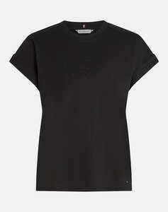 TOMMY HILFIGER FLORAL SCRIPT MDRN C-NK SS TEE