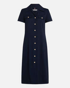 TOMMY HILFIGER VIS TWILL S/S SHIRT DRESS