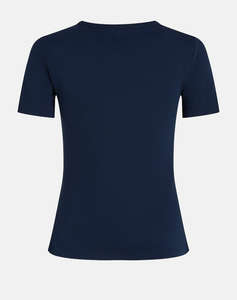 TOMMY HILFIGER STAMP LOGO SLIM C-NK SS TEE