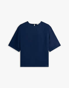 TOMMY HILFIGER SATEEN C-NECK RELAXED T-SHIRT