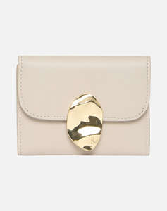 CALVIN KLEIN STONE LOCK SLOUCHY LTHR TRIFOLD (Размери: 7.5 x 10.5 x 0.5см.)