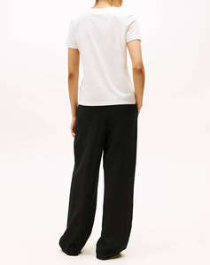 TOMMY HILFIGER LUREX SCRIPT REG C-NK SS TEE